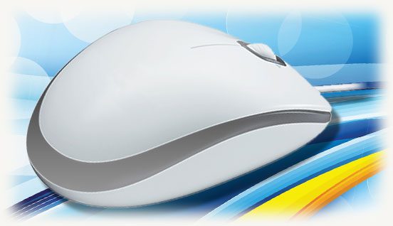 Бело-серая мышка для PC