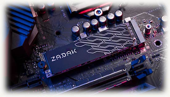 SSD от ZADAK – TWSG3 M.2 на материнской плате
