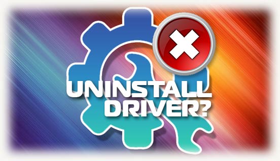 Uninstall driver