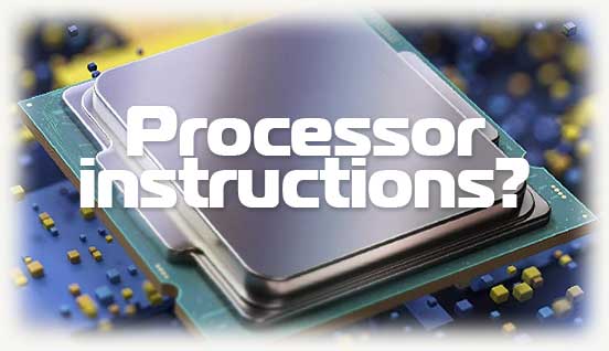 Processor instructions