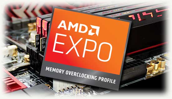 Логотип технологии AMD EXPO