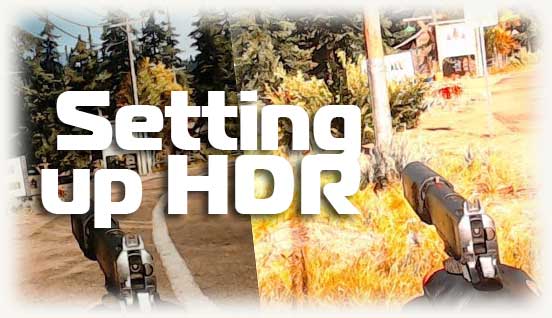 Setting up HDR